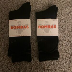 Bombas Men's Black Casual Socks